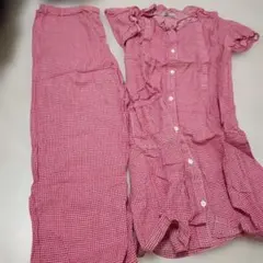 ELFIN DOLL チェック柄マタニティパジャマセット M