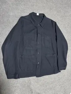 70s ユーロビンテージ　ワークジャケット　ブラック