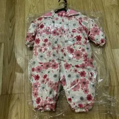 花柄スキーウェア 80センチ