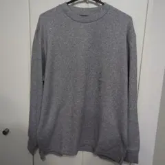 UNIQLO ソフトニットフリースクルーネックT