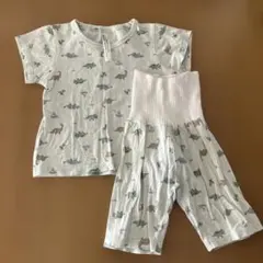 n*a様 バースデイ　恐竜　ダイナソー　80 半袖　パジャマ