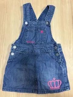 BabyDoll デニムジャンバースカート 100cm