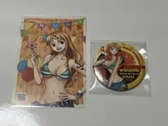 ONEPIECE ナミ 缶バッジ ブロマイド セット
