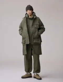 GU × ENGINEERED GARMENTS パデッドシェルパーカ