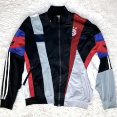 ✨一点物 adidas 再構築 ドッキング トラックジャケット ジャージ XL〜