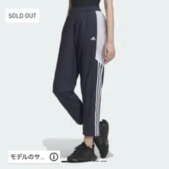 【adidas】チーム ルーズフィット ウインドブレーカーパンツ M