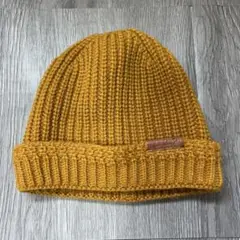 アーノルドパーマ　イエロー　ニット帽子