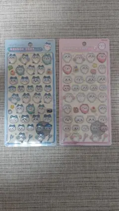 【早い者勝ち！】ちいかわ　ハチワレ　ボンボンドロップシール　2枚セット①