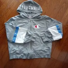 ピンクラテ　Champion　グレーパーカー165