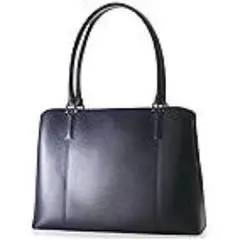 美品】BLUE SINCERE 撥水レザービジネスバッグ ネイビー 自立 A4
