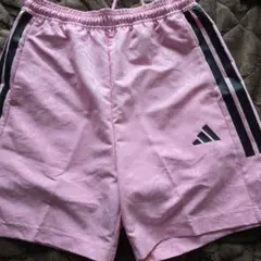 adidas 　コモンゴール　ウーブンショーツ　ピンク　Lサイズ