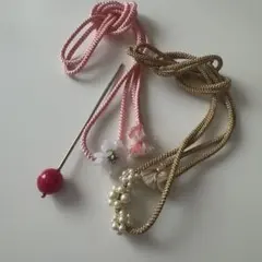 帯飾り、かんざしセット