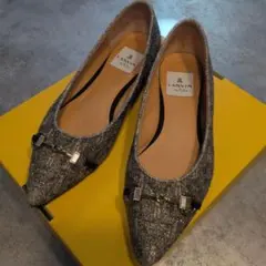 LANVIN en Bleu ラメツイード パンプスのサムネイル