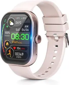 スマートウォッチ 2.01インチ大画面 Bluetooth6.0通話機能