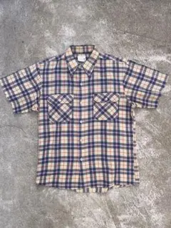 70s BIG MAC JC Penny ビッグマック チェックシャツ 半袖 Mのサムネイル