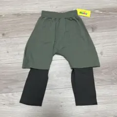 未使用 重ね着風 パンツ 100キッズ おしゃれ 子供服 ズボン