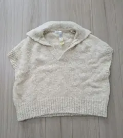 【お値下げ】GALERIE VIE アイボリー ニットベスト