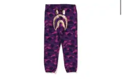APE エイプ シャークパンツ スウェット M 紫