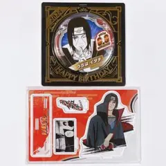 ナルト 2024 うちはイタチ バースデイ 缶バッジ 名場面ジオラマフィギュア