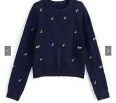 グレイル　フラワー刺繍ニットカーディガン[dpk446] 新品