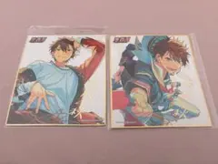 あんさんぶるスターズ あんスタ 色紙 守沢千秋 2点