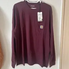 Carhartt バーガンディ 長袖シャツ & 蛍光イエロービーニー　値下げ中