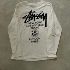 Stussy ロゴプリント 長袖カットソー Sサイズ
