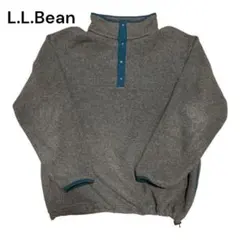 80s90s L.L.Bean スナップT フリース　ドローコード