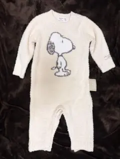 SNOOPY ジェラートピケ　ロンパース　80-90 未使用　再出品