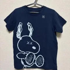 スヌーピーイラスト ネイビー Tシャツ