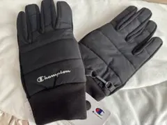 新品未使用　チャンピオン　中綿グローブ　黒