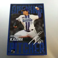 プロ野球チップス 2025 開幕投手 東克樹