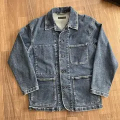 美品　UNIQLO ユニクロ ユーティリティジャケット　カバーオール デニム　S