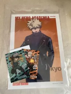 ヒロアカ　ベースヤードトーキョー　クリアポスター　爆豪