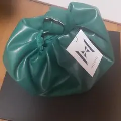 エロイーズバッグ！グリーンcroissant shantung mini bagのサムネイル