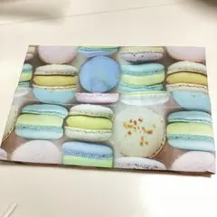 マカロン柄　ポケットティッシュケース　ポケットティッシュカバー　お菓子　可愛い