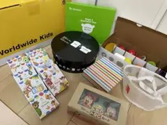 英語教材　絵本　知育玩具　セット