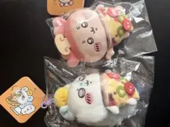 ちいかわ おそろいピザなマスコット 古本屋 ハロウィン タグ付き　モモンガ
