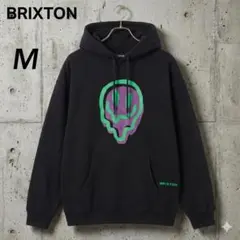 BRIXTON ブリクストン スカル パーカー M 黒 ストリートのサムネイル