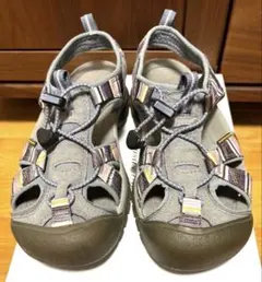 美品】KEENキーン エヴォフィットワン サンダル ニットベージュ23.5cm