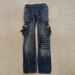 BURBERRY BLUE LABEL カーゴパンツ フレアパンツ Y2K バーバリーブルーレーベル スキニーフレア カーゴパンツY2K archive