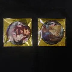 鬼滅の刃 我妻善逸・獪岳 ランダムアクションアニメーション缶バッジ2個セット