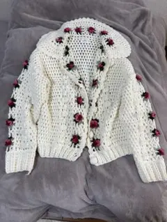 merry jenny クロシェカーディガン