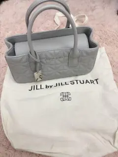 JILL BY JILLSTUART スカーフキルティングトート　ブルーのサムネイル