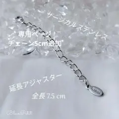 ネックレス アジャスター サージカルステンレス シルバー 延長チェーン 通プレ