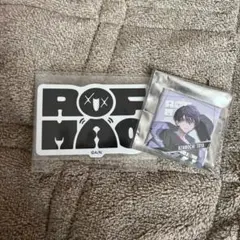 にじさんじ　剣持刀也　ろふまお　スクエア缶バッジ　缶バッジ　ステッカー　シール