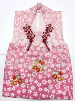 新品美品】七五三 三歳 被布コート ピンク 桜柄 刺繍 正月 節句 - メルカリ