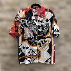 【ヴィンテージ・美品☆】MOSCHINO デニムコート　[M]　アートプリント 90's Calvin Klein デニムジャケットmot01390302102954｜VINTAGE
