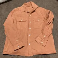 ZARA オレンジ シャツ Lサイズ