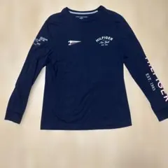 TOMMY HILFIGER 長袖Tシャツ ネイビー M
